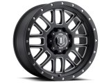 ICON Alpha 20x9 5x150 16mm Offset 5.625in BS 110.1mm Bore Satin Black/Milled Windows Wheel thumbnail 2