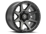 ICON Rebound 17x8.5 5x150 25mm Offset 5.75in BS 110.1mm Bore Titanium Wheel thumbnail 3