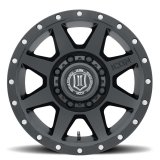 ICON Rebound HD 18x9 8x180 12mm Offset 5.5in BS 124.2mm Bore Satin Black Wheel thumbnail 2