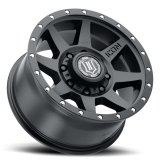 ICON Rebound HD 18x9 8x180 12mm Offset 5.5in BS 124.2mm Bore Satin Black Wheel thumbnail 3