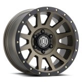 ICON Compression 17x8.5 6x135 6mm Offset 5in BS 87.1mm Bore Bronze Wheel thumbnail 1