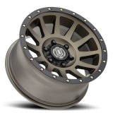 ICON Compression 17x8.5 6x135 6mm Offset 5in BS 87.1mm Bore Bronze Wheel thumbnail 2