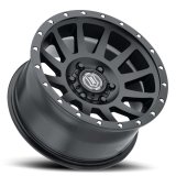 ICON Compression 17x8.5 6x5.5 0mm Offset 4.75in BS 106.1mm Bore Satin Black Wheel thumbnail 3