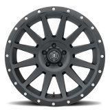 ICON Compression 20x10 5x5 -12mm Offset 5in BS 71.5mm Bore Satin Black Wheel thumbnail 3
