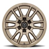 ICON Vector 6 17x8.5 6x135 6mm Offset 5in BS 87.1mm Bore Bronze Wheel thumbnail 3