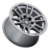 ICON Vector 6 17x8.5 6x135 6mm Offset 5in BS 87.1mm Bore Titanium Wheel thumbnail 3