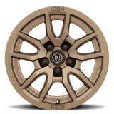 ICON Vector 5 17x8.5 5x150 25mm Offset 5.75in BS 110.1mm Bore Bronze Wheel thumbnail 2