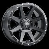 ICON Rebound 20x9 6x5.5 0mm Offset 5in BS Satin Black Wheel thumbnail 1