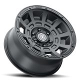 ICON Thrust 17x8.5 6x5.5 0mm Offset 4.75in BS Satin Black Wheel thumbnail 3