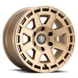 ICON Compass 17x8.5 6x135 6mm Offset 5in BS Satin Brass Wheel thumbnail 1