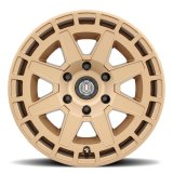 ICON Compass 17x8.5 6x135 6mm Offset 5in BS Satin Brass Wheel thumbnail 5