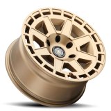 ICON Compass 17x8.5 6x5.5 0mm Offset 4.75in BS Satin Brass Wheel thumbnail 3