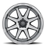 ICON Bandit 20x10 6x5.5 -24mm Offset 4.5in BS Gunmetal Wheel thumbnail 4
