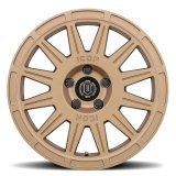 ICON Ricochet 17x8 5x100 38mm Offset 6in BS Satin Gold Wheel thumbnail 1