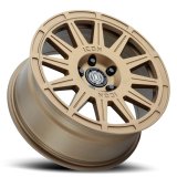 ICON Ricochet 17x8 5x100 38mm Offset 6in BS Satin Gold Wheel thumbnail 3