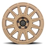 ICON Ricochet 17x8 5x100 38mm Offset 6in BS Satin Gold Wheel thumbnail 8