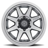 ICON Rebound Pro 17x8.5 6x135 6mm Offset 5in BS 87.1mm Bore Titanium Wheel thumbnail 3