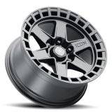 ICON Raider 17x8.5 6x120 0mm Offset 4.75in BS Satin Black Wheel thumbnail 3