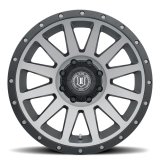 ICON Compression 20x10 8x170 -19mm Offset 4.75in BS 125mm Bore Titanium Wheel thumbnail 1