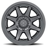 ICON Rebound Pro 17x8.5 5x150 25mm Offset 5.75in BS 110.1mm Bore Satin Black Wheel thumbnail 5