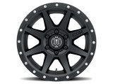ICON Rebound 17x8.5 6x5.5 25mm Offset 5.75in BS 95.1mm Bore Satin Black Wheel thumbnail 4