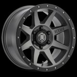 ICON Rebound 18x9 6x5.5 25mm Offset 6in BS 95.1mm Bore Titanium Wheel thumbnail 8