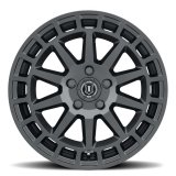 ICON Journey 17x8 5x4.5 38mm Offset 6in BS Satin Black Wheel thumbnail 5