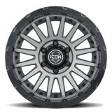 ICON Recon Pro 17x8.5 6x5.5 0mm Offset 4.75in BS 106.1mm Bore Charcoal Wheel thumbnail 3