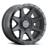 ICON Rebound 17x8.5 5x150 25mm Offset 5.75in BS 110.1mm Bore Double Black Wheel thumbnail 1