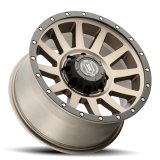ICON Compression 18x9 8x6.5 12mm Offset 5.5in BS Bronze Wheel thumbnail 2