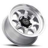 ICON Nuevo 17 X 8.5 6 X 5.5 0mm Offset 4.75in BS Silver Machined thumbnail 2