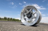 ICON Nuevo 17 X 8.5 6 X 5.5 0mm Offset 4.75in BS Silver Machined thumbnail 6