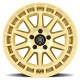 ICON Journey - 17x8 / 5x4.5 / +38mm / 6in BS - Gloss Gold Wheel thumbnail 2