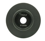 NRG Short Spline Adapter - 16+ Yamaha YXZ (Secures With OEM Lock Nut) - Black thumbnail 2
