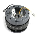 NRG Quick Release Gen 2.0 - Gunmetal Body / Titanium Chrome Ring thumbnail 3