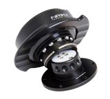 NRG Quick Release Kit Gen 2.5 - Black / Black Ring w/Finger Grooves thumbnail 6