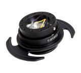 NRG Quick Release Kit Gen 3.0 - Black Body / Black Ring w/Handles thumbnail 1