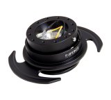 NRG Quick Release Kit Gen 3.0 - Black Body / Black Ring w/Handles thumbnail 2