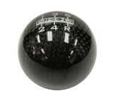 NRG Universal Ball Style Shift Knob - Heavy Weight 480G / 1.1Lbs. - Black Carbon Fiber (5 Speed) thumbnail 4