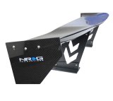 NRG Carbon Fiber Spoiler - Universal (59in.) NRG Logo Large End Plates thumbnail 9