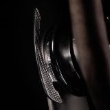 NRG Reinforced Steering Wheel (350mm / 3in. Deep) Black Leather w/ Alcantara Stitching thumbnail 3