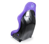 NRG FRP Bucket Seat PRISMA Edition w/ Pearlized Back Purple Alcantara - Medium thumbnail 5