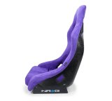 NRG FRP Bucket Seat PRISMA Edition w/ Pearlized Back Purple Alcantara - Medium thumbnail 6