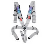 NRG 5PT 3in. Seat Belt Harness / Cam Lock - Silver thumbnail 4