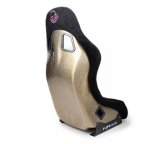 NRG FRP Bucket Seat ULTRA Edition - Medium (Black Alcantara/Gold Glitter Back) thumbnail 7