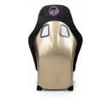 NRG FRP Bucket Seat ULTRA Edition - Medium (Black Alcantara/Gold Glitter Back) thumbnail 9