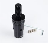 NRG 14mm Euro Aluminum Adapter w/ M10x1.5 Thread Pitch - Black thumbnail 1