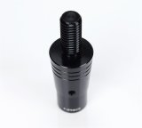 NRG 14mm Euro Aluminum Adapter w/ M10x1.5 Thread Pitch - Black thumbnail 2