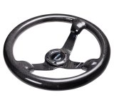 NRG Forged Carbon Fiber Steering Wheel (350mm / 3in. Deep) thumbnail 3