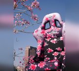 NRG FRP Bucket Seat PRISMA Japanese Cherry Blossom Edition W/ Pink Pearlized Back - Large thumbnail 4